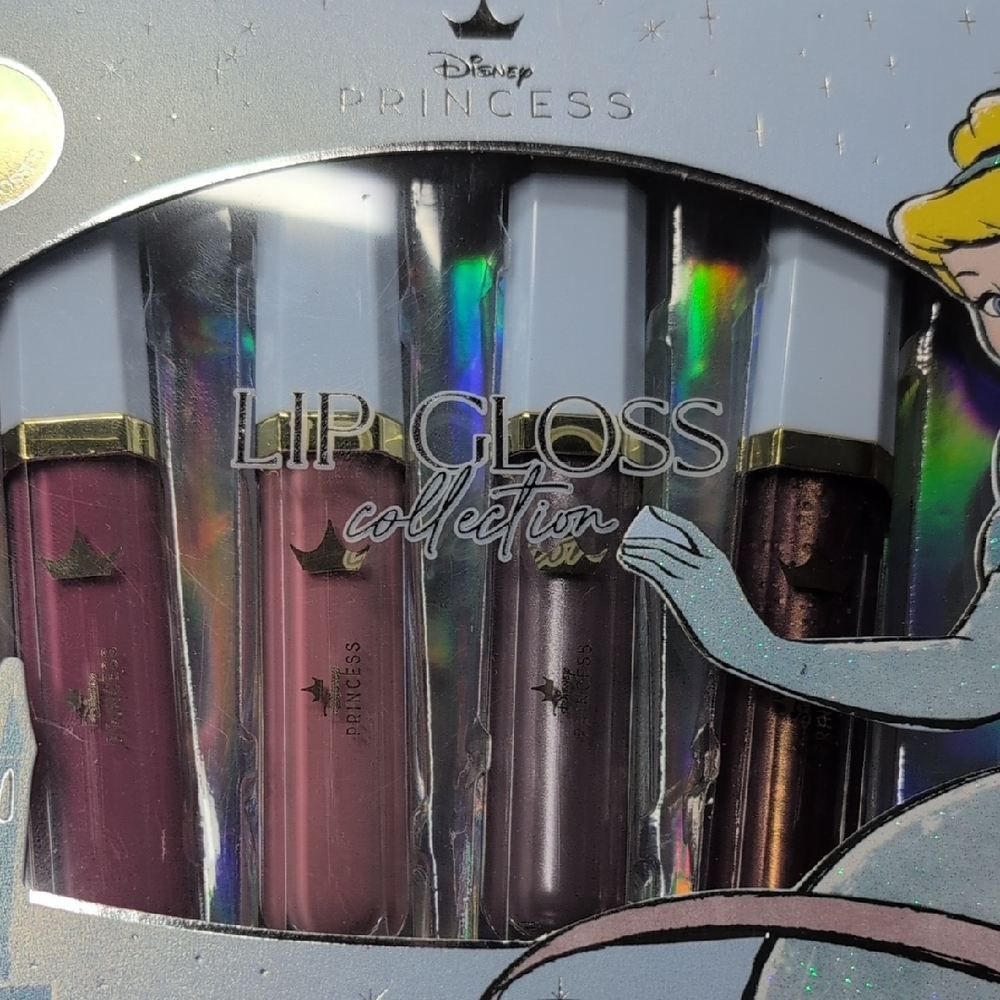 Disney Princess Set of 4 Lip Gloss Collection Cinderella - Picture 4 of 6